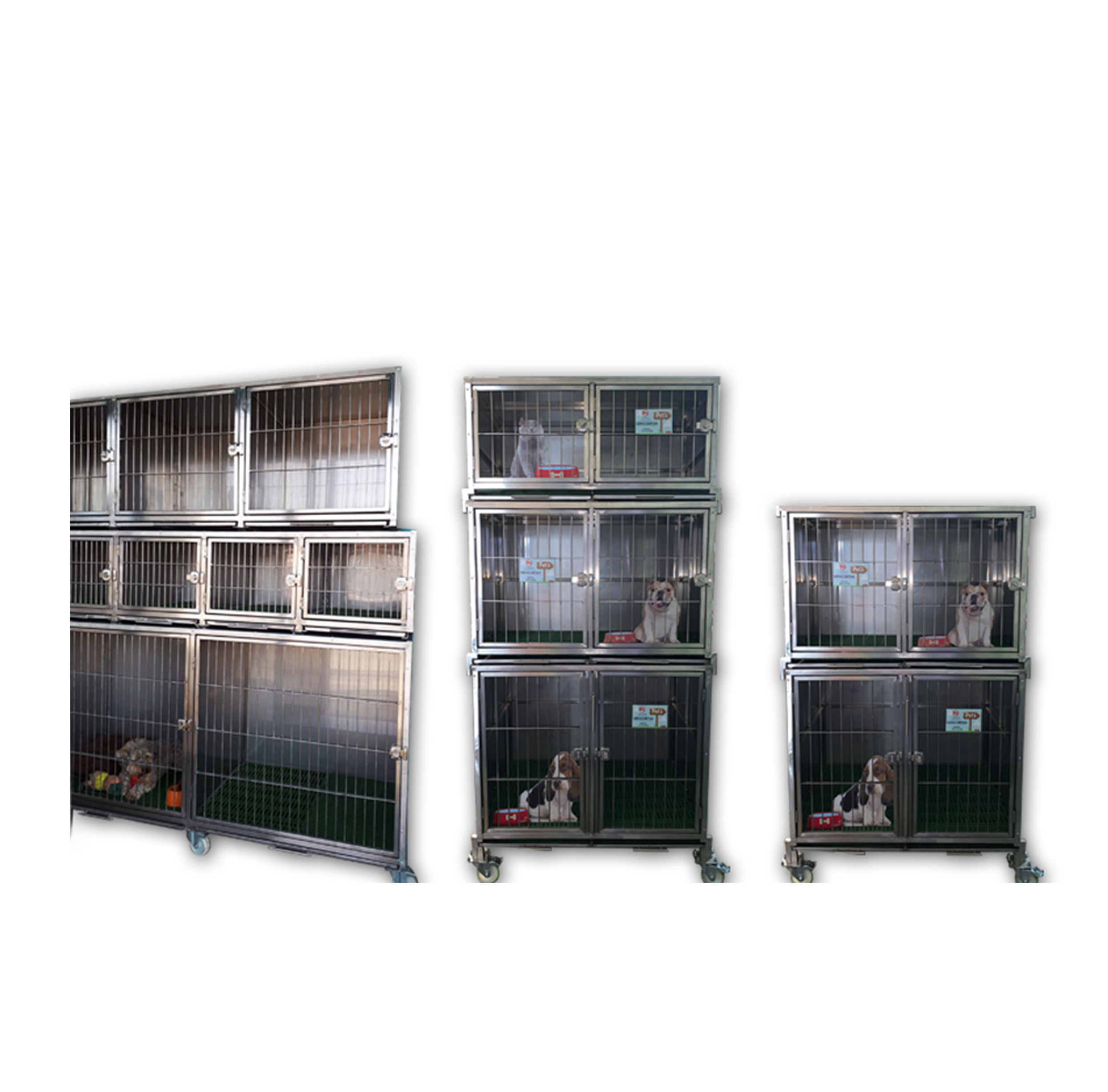 JAULAS MODULARES INOX con bandeja extraible rotecna